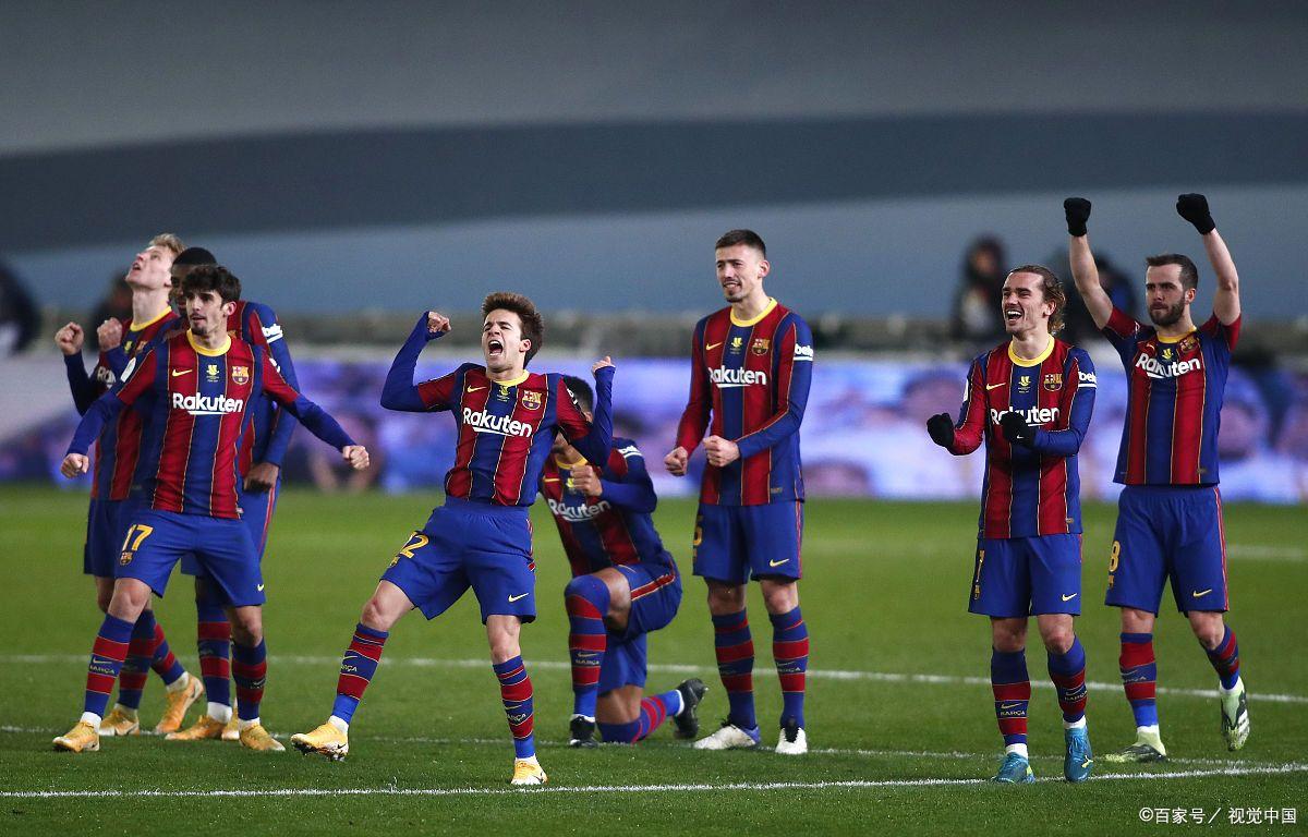 关于巴塞罗那四比一大胜，轻松晋级下一轮的信息